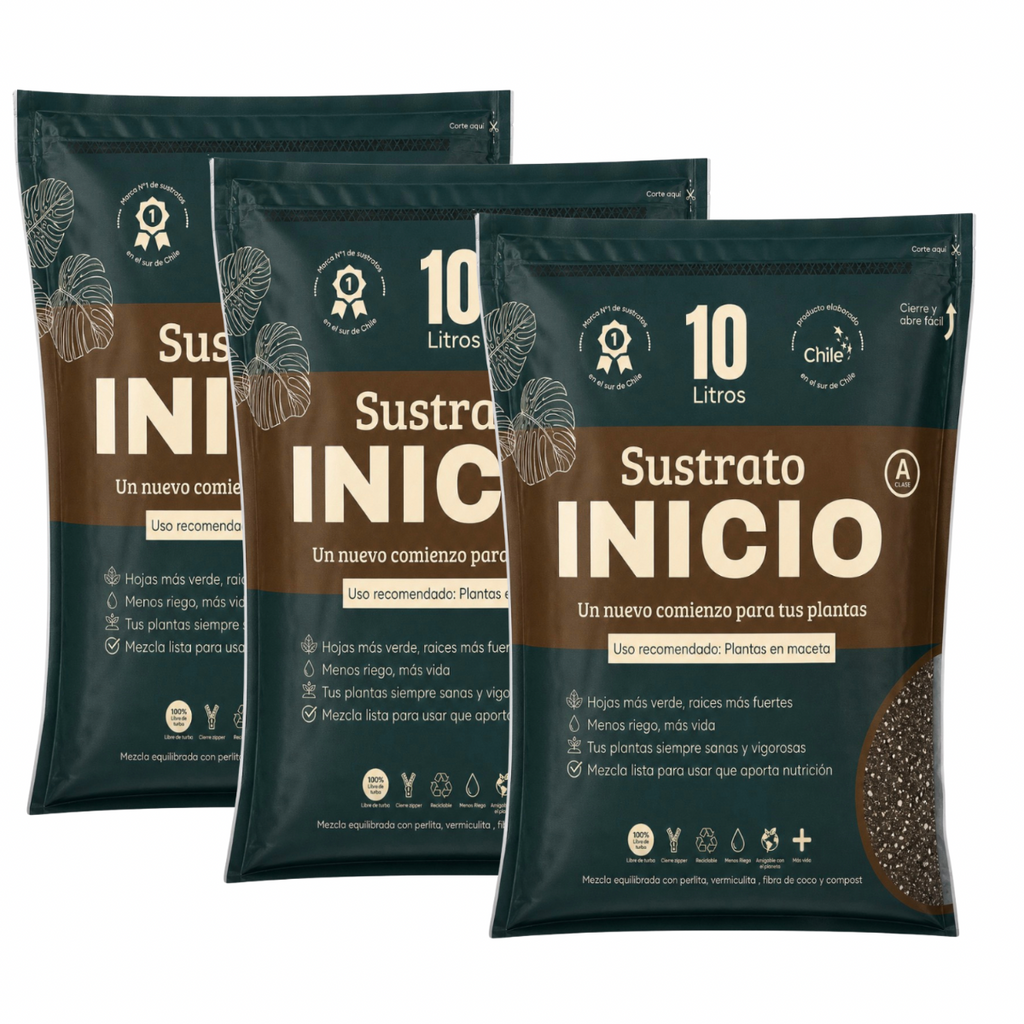 Sustrato INICIO 10 L - Pack de 3 bolsas ENVIO GRATIS +REGALO